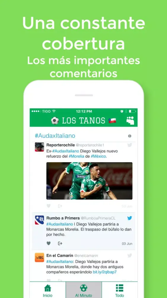 Los Tanos - Fútbol del Audax Italiano de Chile應用截圖