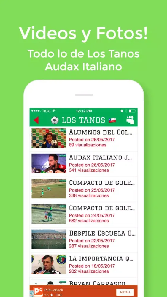 Los Tanos - Fútbol del Audax Italiano de Chile應用截圖