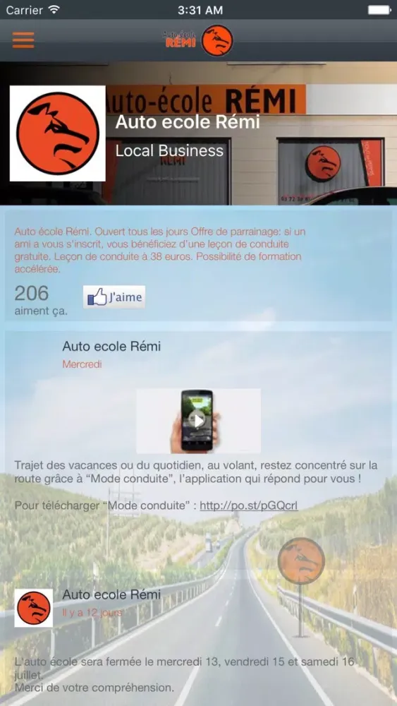 Tangkapan skrin auto ecole remi