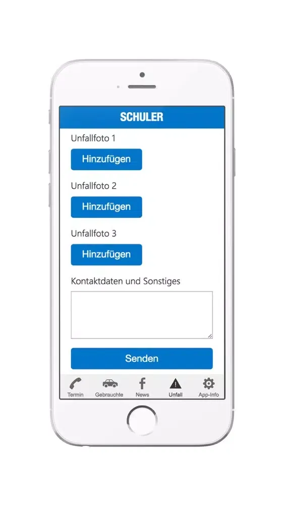 Capturas de tela do SCHULER App