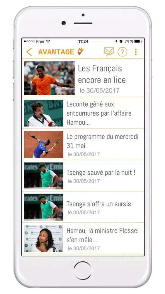 Screenshot di Avantage Tennis Padel
