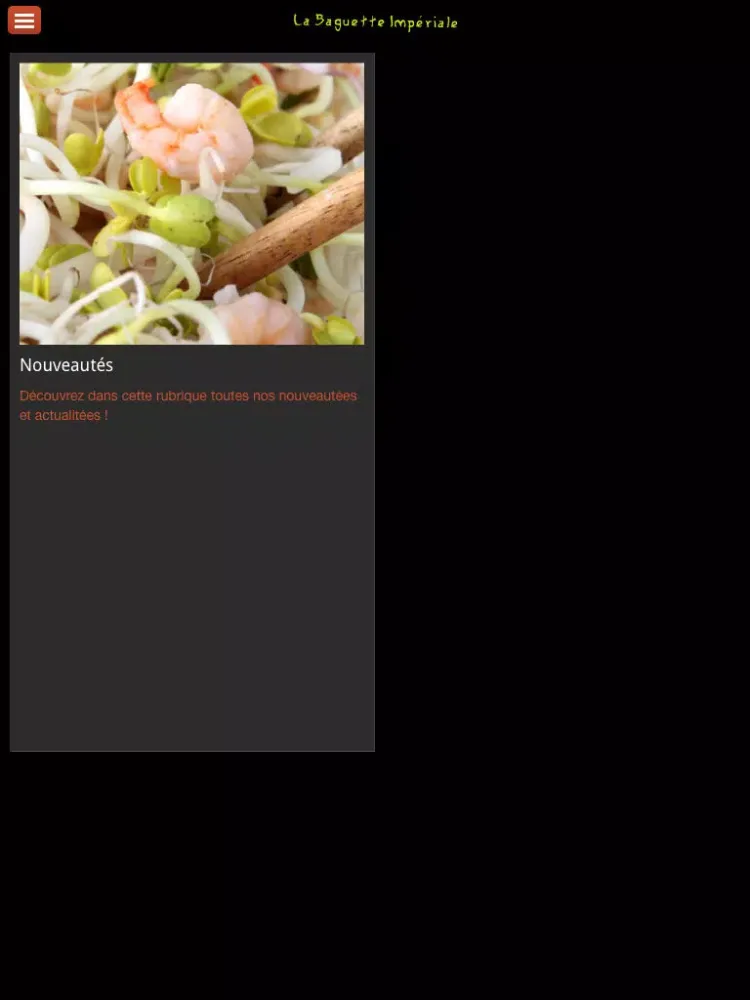 La Baguette Imperiale iPad 應用截圖