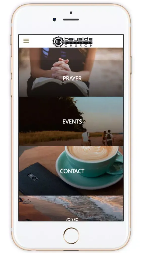 Capturas de tela do Bayside Church San Jose