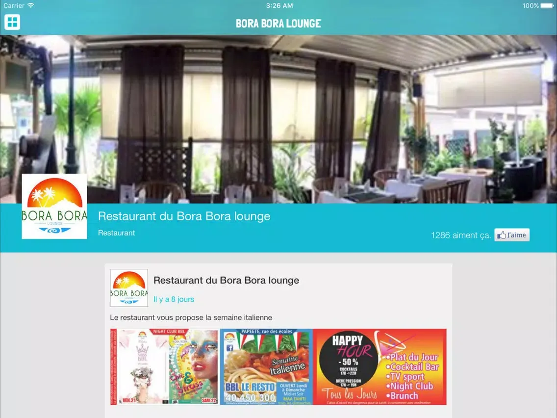 Bora Bora Lounge iPad  スクリーンショット