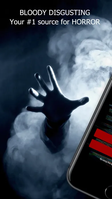 Capturas de tela do Bloody Disgusting