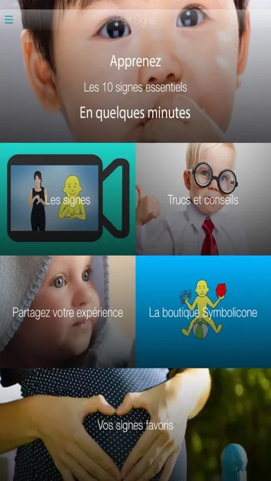 Bébé Signe-langage des signes Screenshots