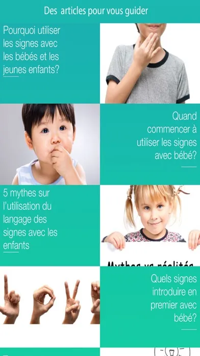 Bébé Signe-langage des signes Screenshots