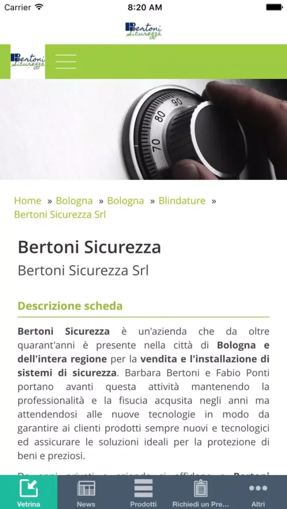 Capturas de tela do Bertoni