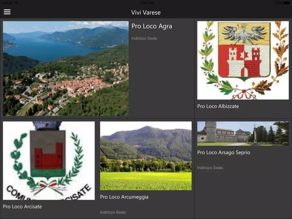 Capturas de pantalla de VIVI VARESE iPad 