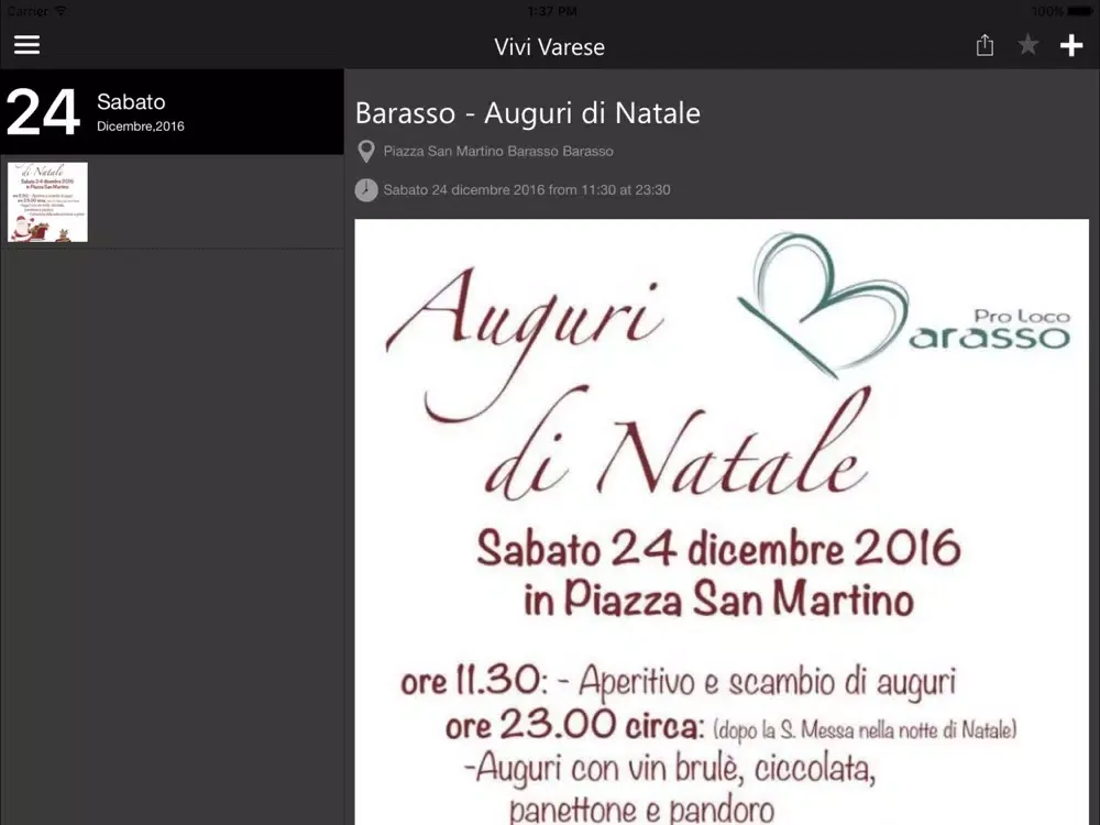 Capturas de pantalla de VIVI VARESE iPad 