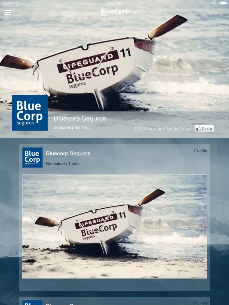 Screenshot di BlueCorp Seguros iPad 