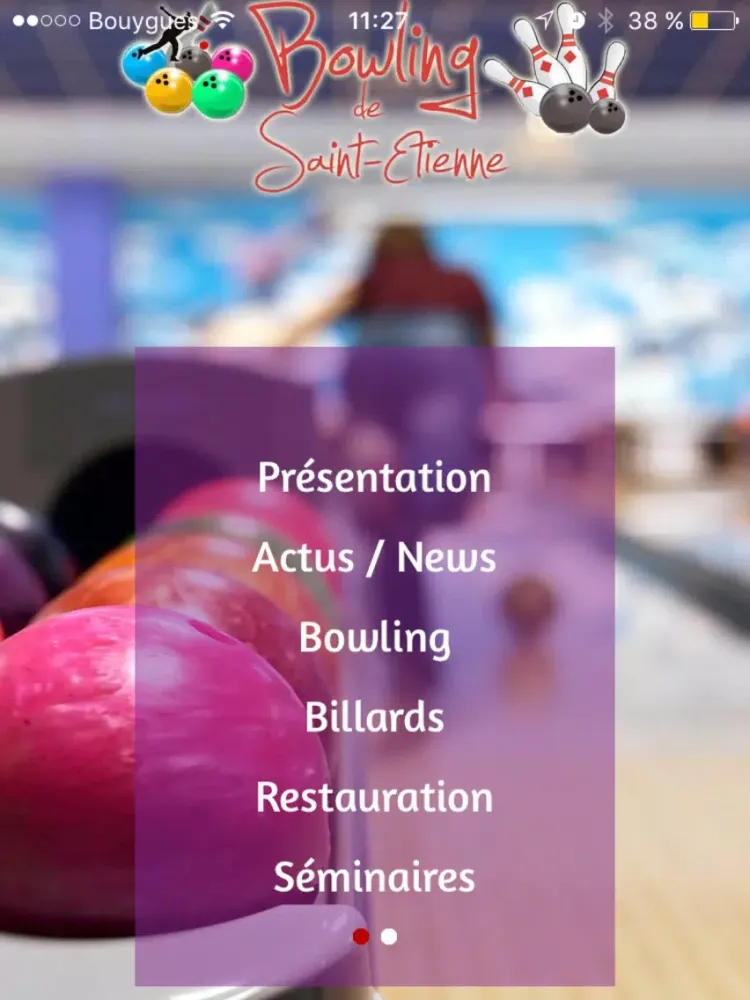 Ảnh chụp màn hình của Bowling Saint-Etienne iPad 