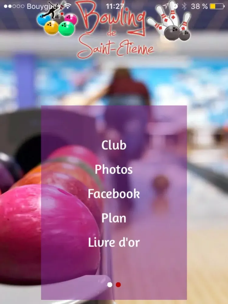 Ảnh chụp màn hình của Bowling Saint-Etienne iPad 