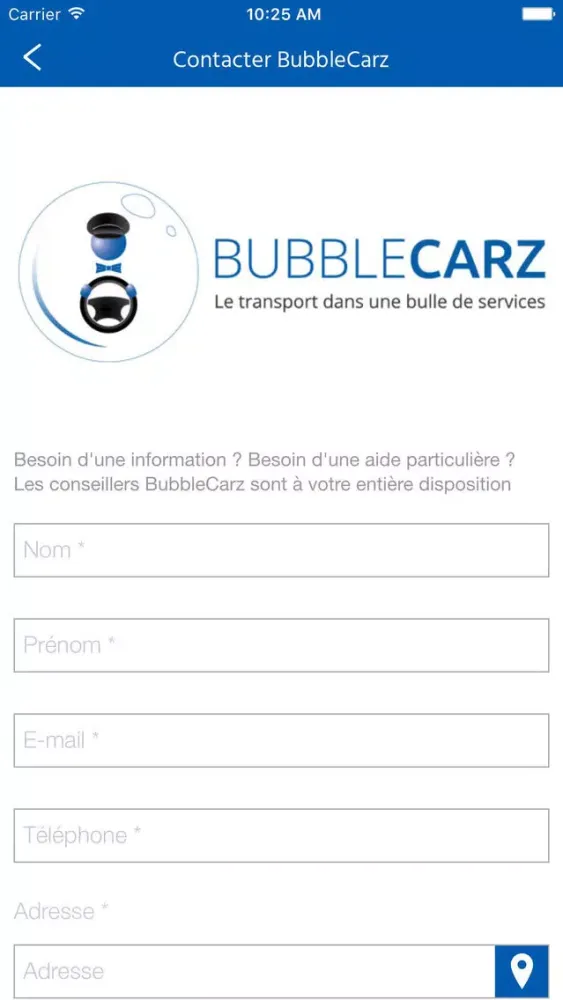 Скриншоты BubbleCarz - Chauffeur Privé VTC