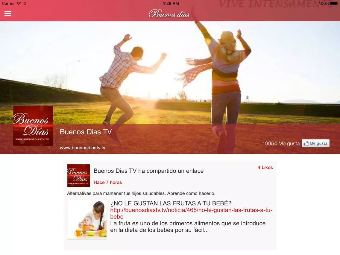 Buenos Dias Tvs iPad 應用截圖