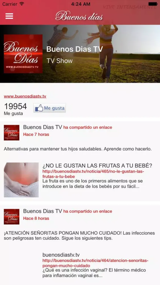 Buenos Dias Tvs應用截圖