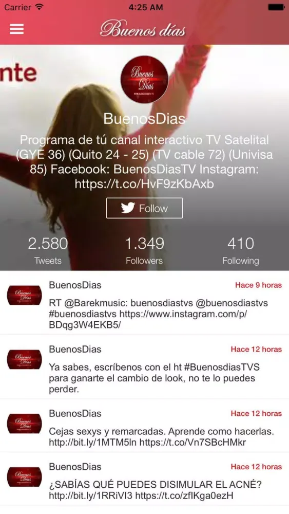 Buenos Dias Tvs應用截圖
