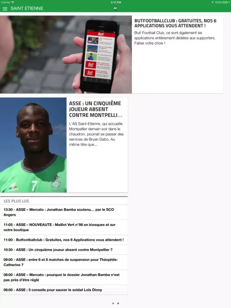 Скриншоты But! Saint-Étienne iPad 