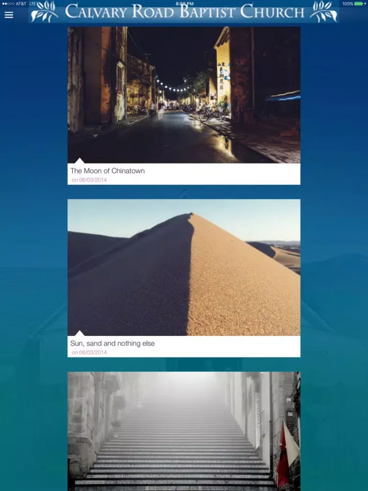 Calvary Road Baptist App iPad  Ekran Görüntüleri