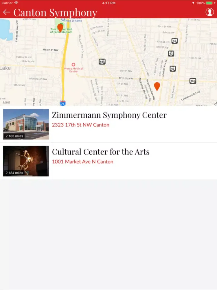 Canton Symphony Orchestra iPad  Screenshots