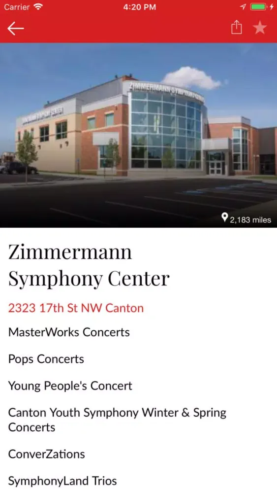 Canton Symphony Orchestra Screenshots