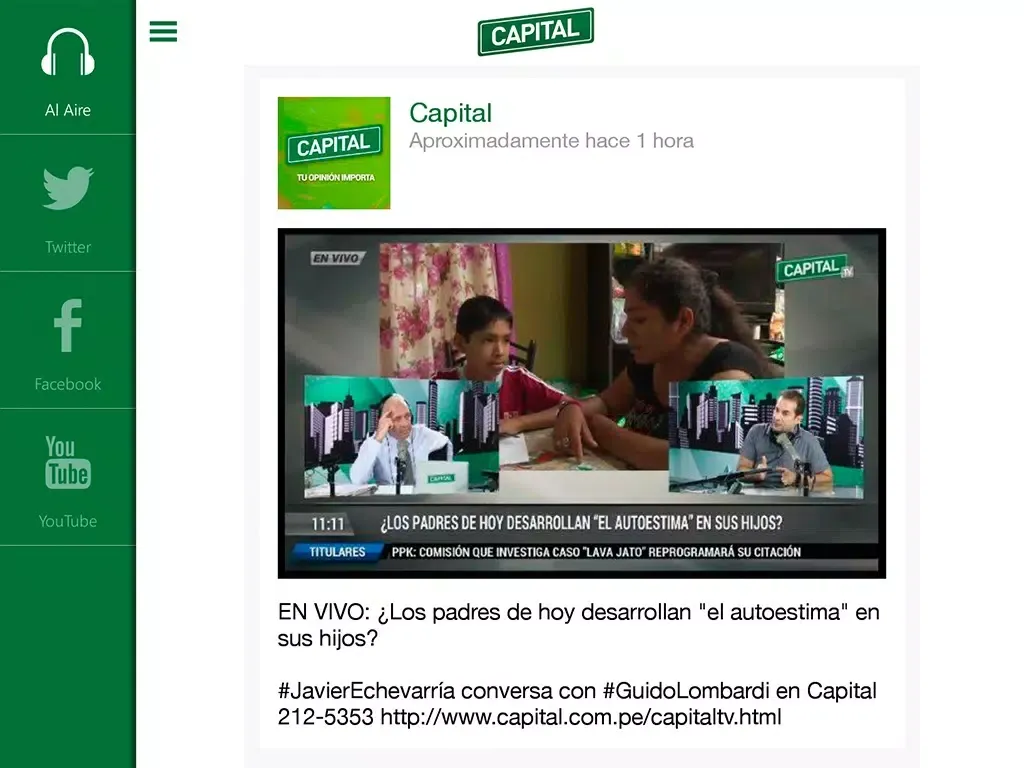 Radio Capital. iPad  سکرین شاٹس