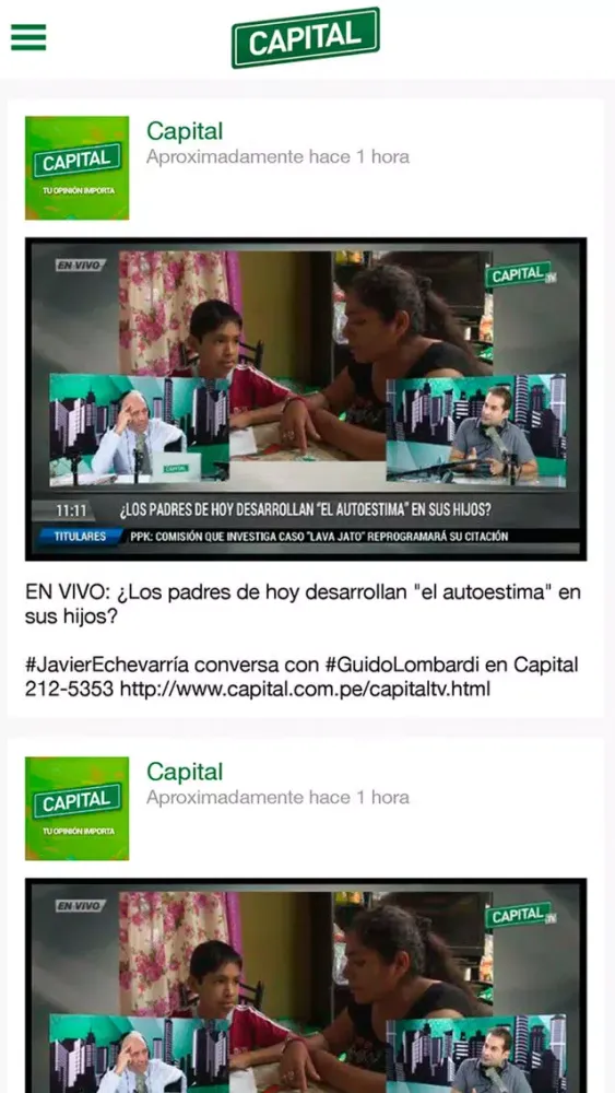 Radio Capital. سکرین شاٹس