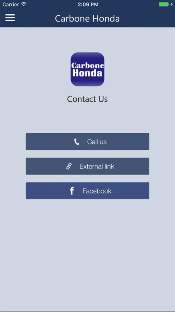 ภาพหน้าจอของ Carbone Honda Referrals