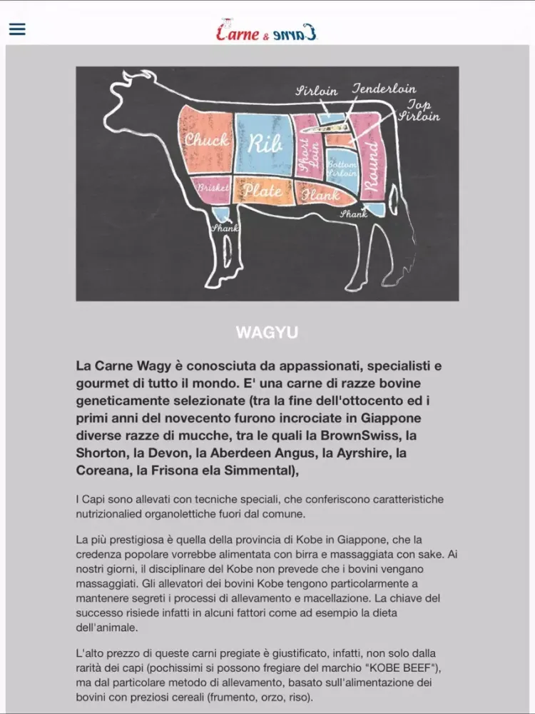 Screenshot di Carne & Carne iPad 