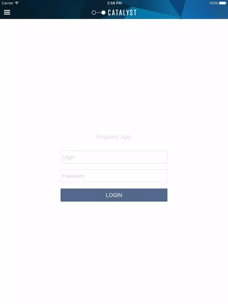 Catalyst Property App iPad  스크린샷