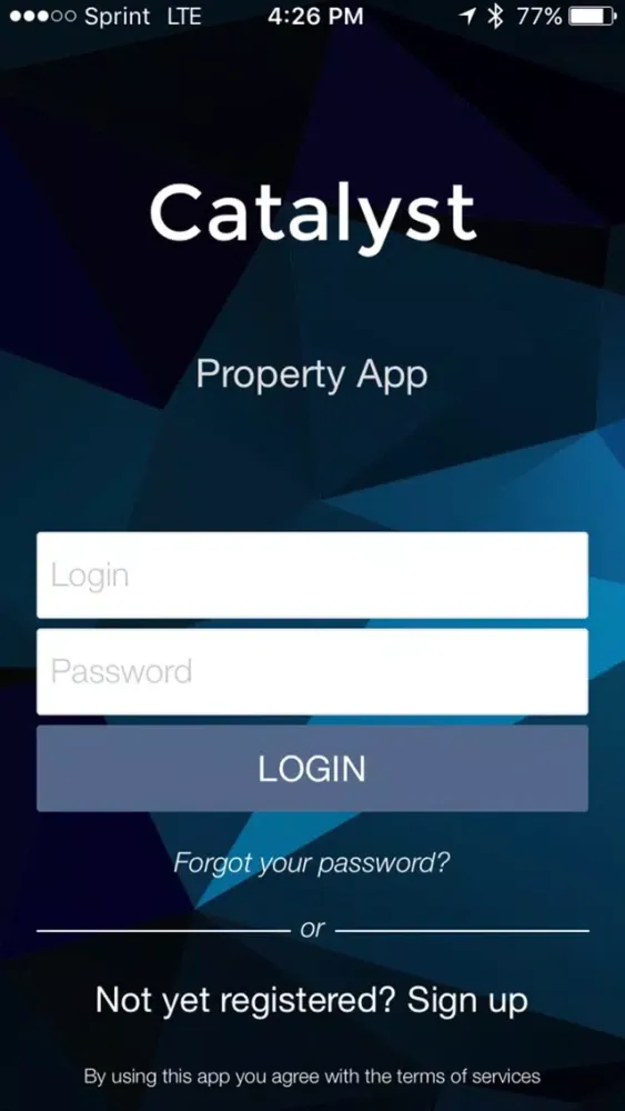 Catalyst Property App 스크린샷