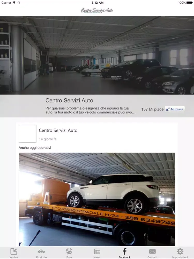 Capturas de pantalla de Centro Servizi Auto snc iPad 