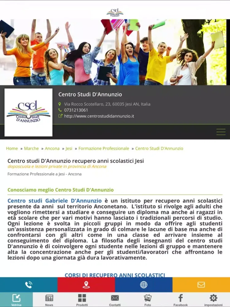 Centro Studi D’Annunzio iPad  Screenshots