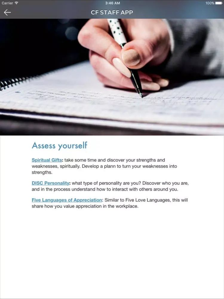 Скриншоты CF Staff App iPad 