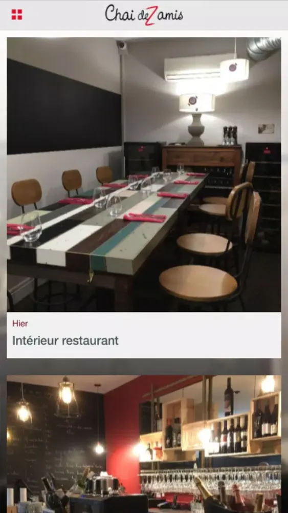 Chai deZ'Amis restaurant cave à vins Screenshots