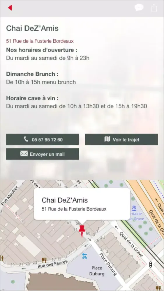 Chai deZ'Amis restaurant cave à vins Screenshots
