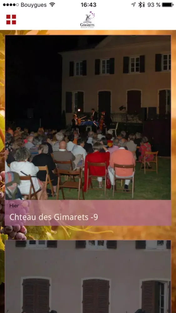 Capturas de tela do Château des Gimarets