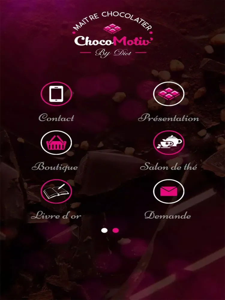 Chocolaterie ChocoMotiv’ iPad  स्क्रीनशॉट
