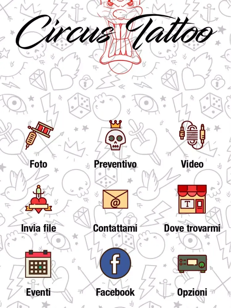 Circus Tattoo iPad  स्क्रीनशॉट