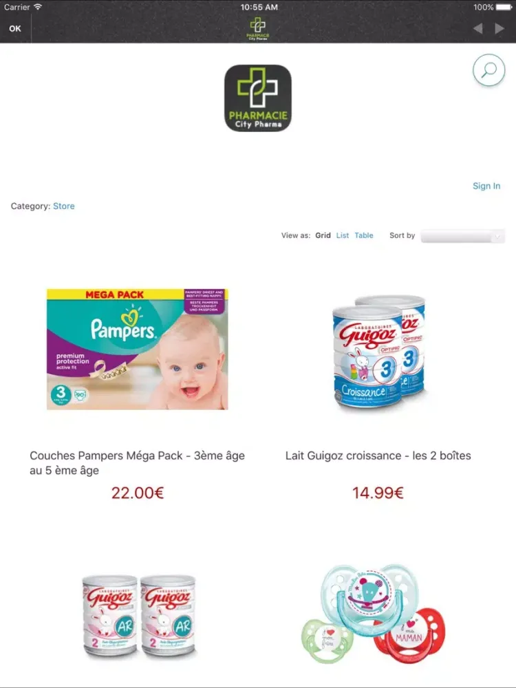 Ảnh chụp màn hình của Pharmacie CityPharma Marseille iPad 