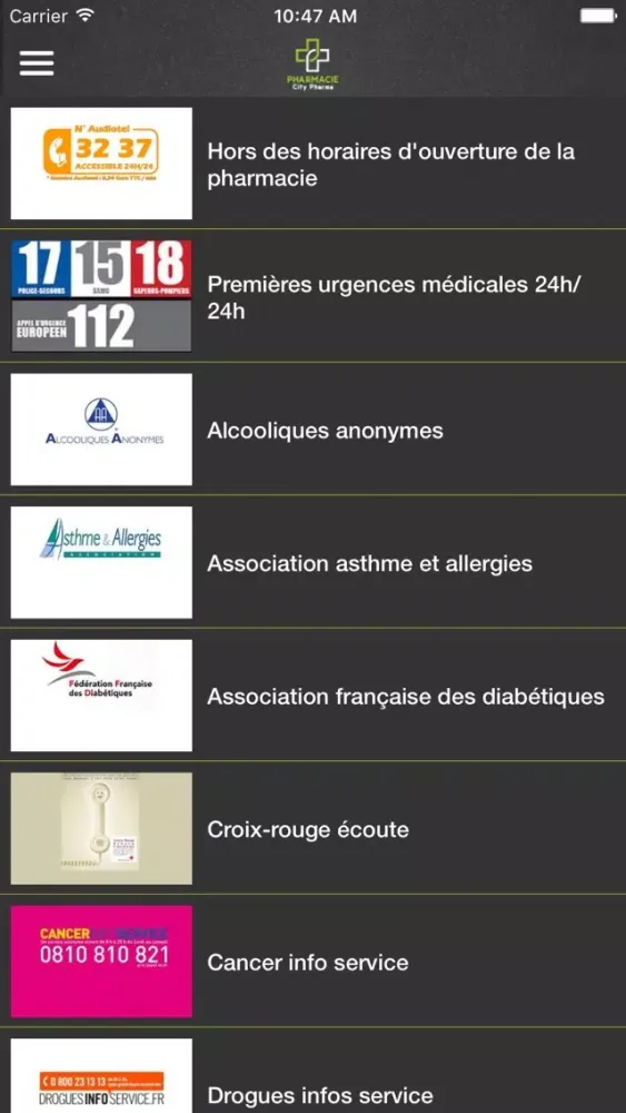 Ảnh chụp màn hình của Pharmacie CityPharma Marseille