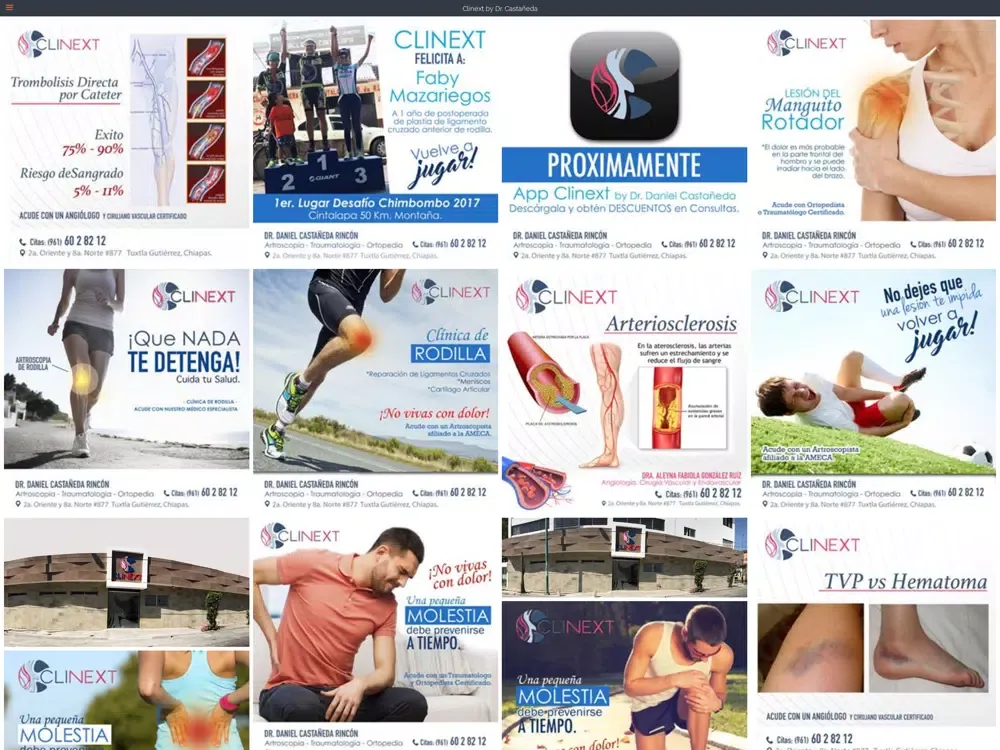 Скриншоты CLINEXT by Dr. Castañeda iPad 