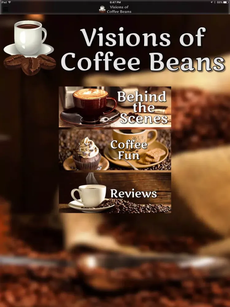 Zrzuty ekranu Visions of Coffee Beans iPad 