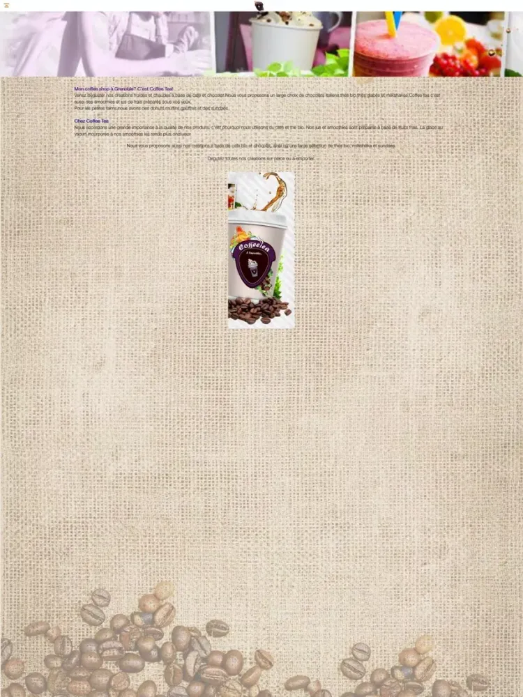Coffee Tea Grenoble iPad  스크린샷