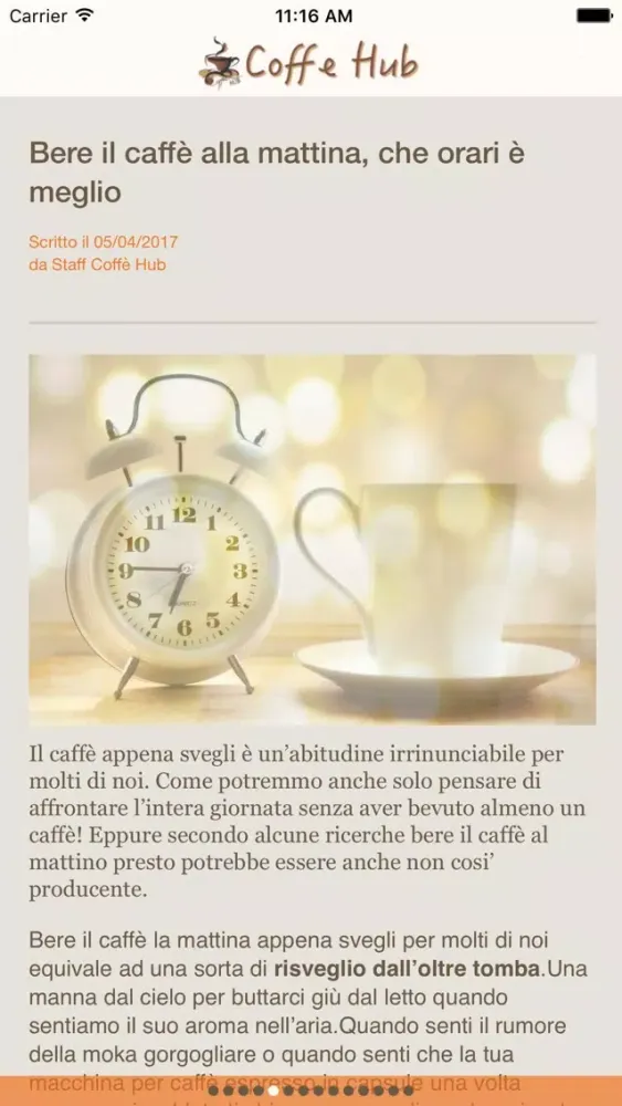 Captures d'écran de Coffe Hub