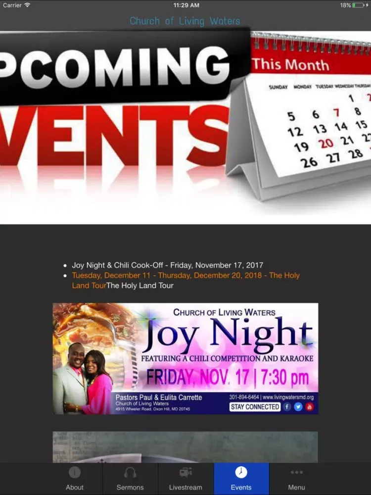Captures d'écran de Living Waters MD iPad 