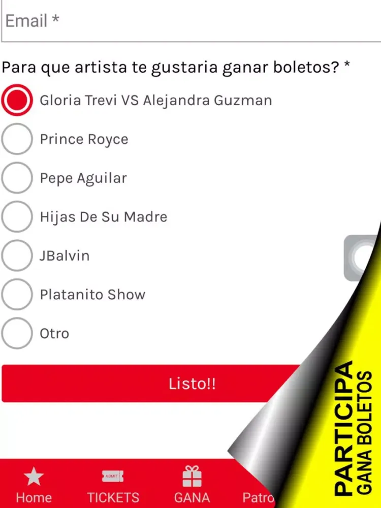 Conciertos USA iPad  스크린샷