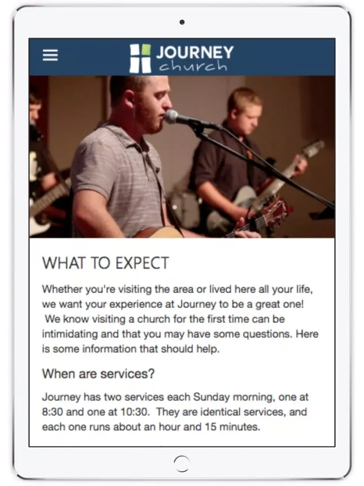 Conway Journey Church iPad 应用截图