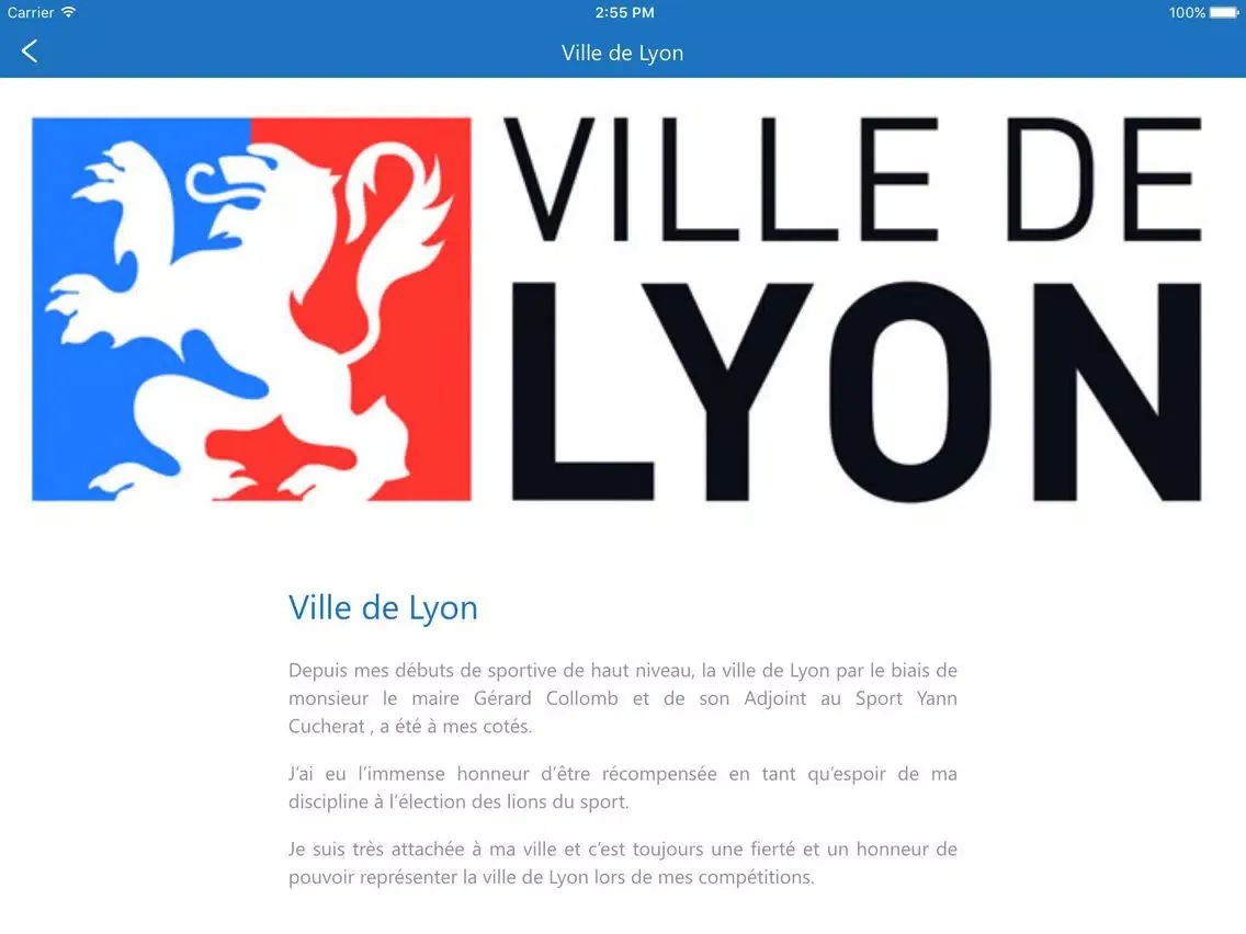 تصاویر Coralie Brot Officiel - Escrimeuse Fleurettiste internationale Française iPad 