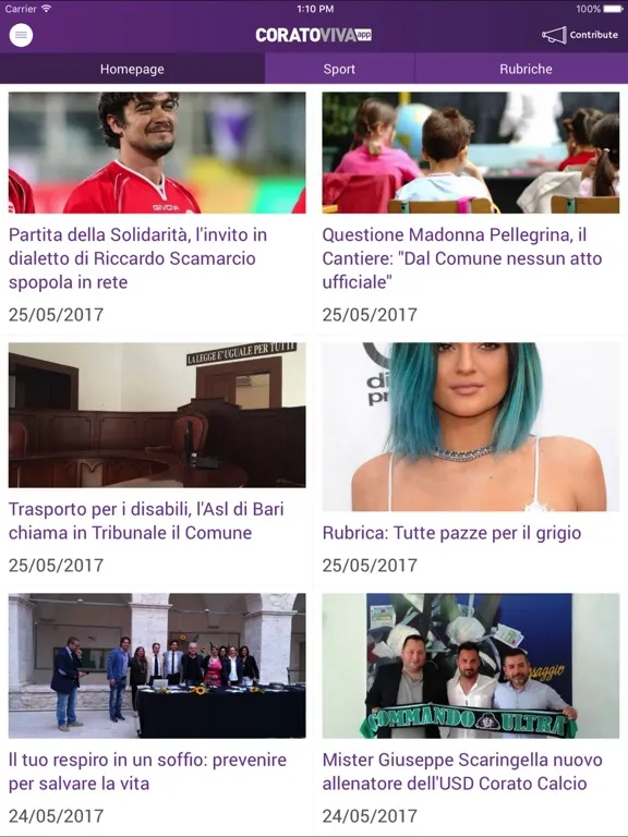 CoratoViva iPad  Screenshots
